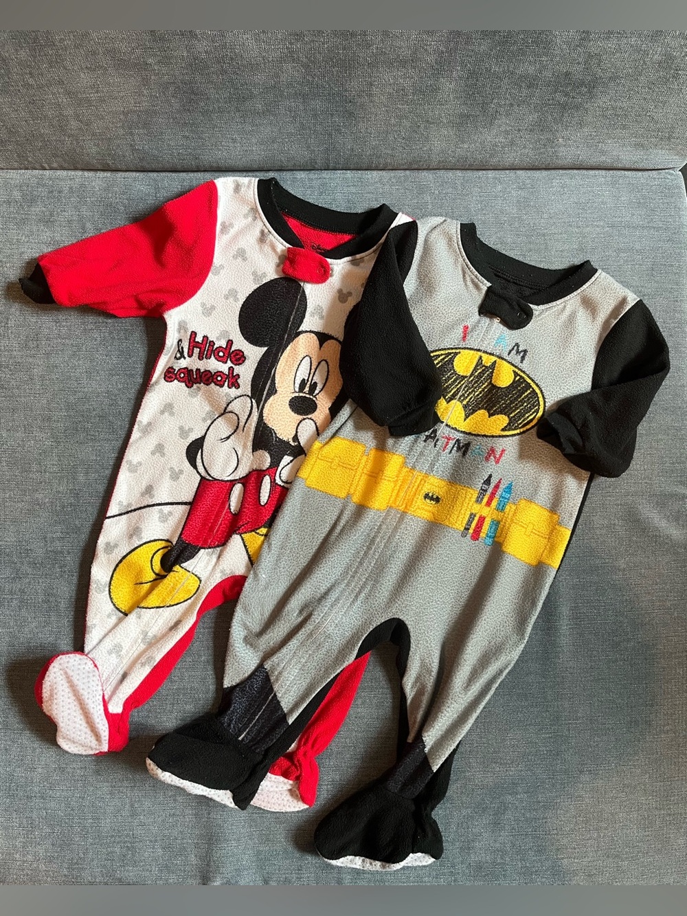 Disney/Batman Baby Boy’s 9 Month Footie Pajamas
